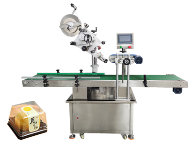 食品盒單轉(zhuǎn)角貼標機